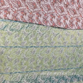 Grüner Jacquard-Strickstoff aus textilem Polyester